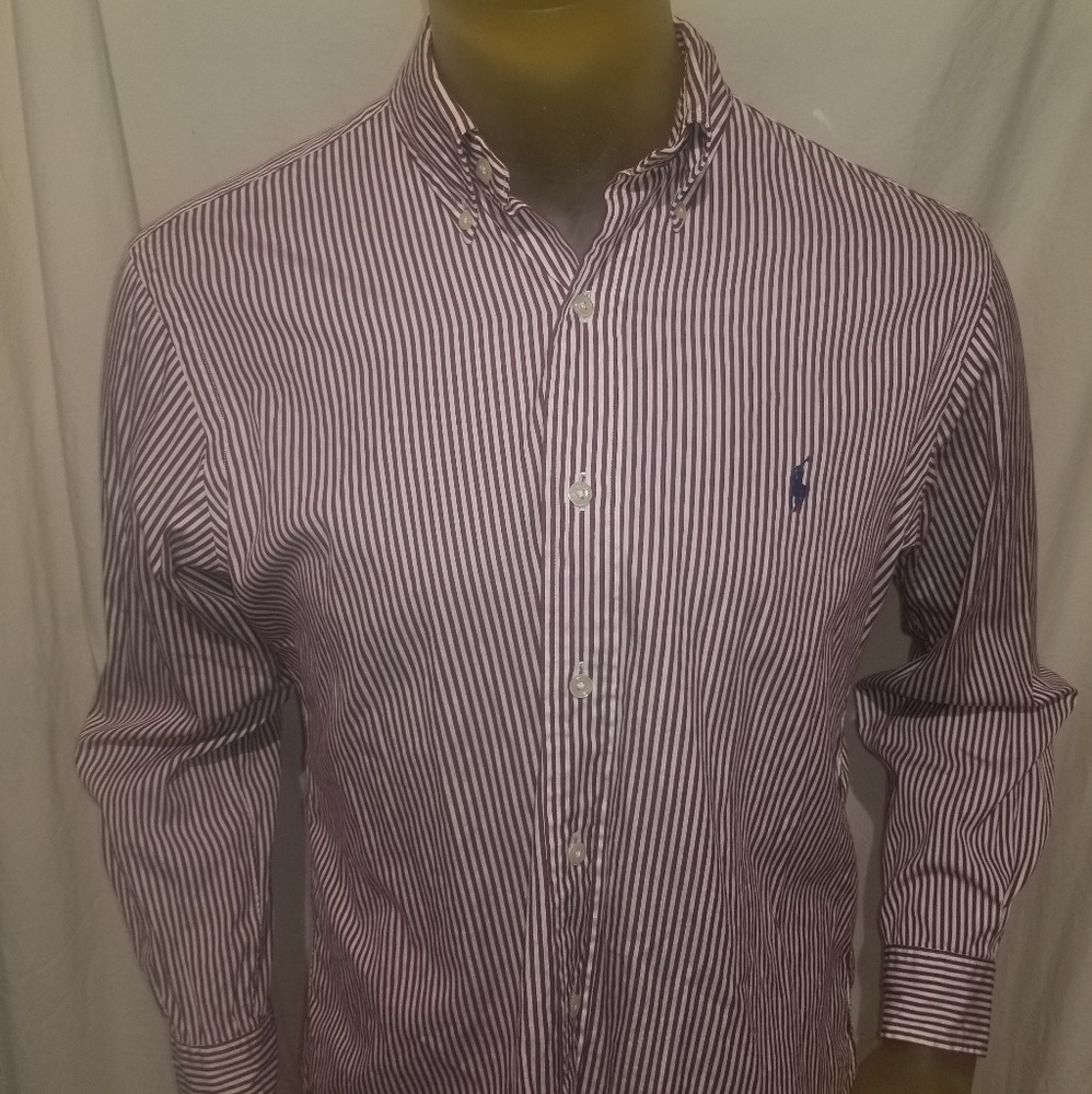 Men Polo RL Classic Fit L/S. 15.5 ( 32/33) Dress